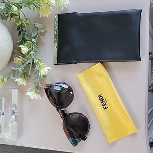 Fendi Ombre Tortoise Frame Sunglasses